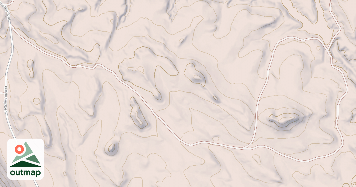 Map of (FDR) SOUTH BUFF GAP DAM