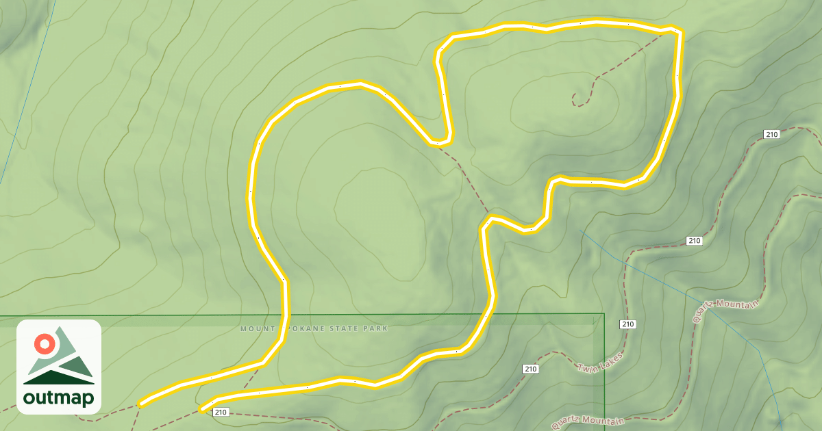 Map of Shadow Mountain