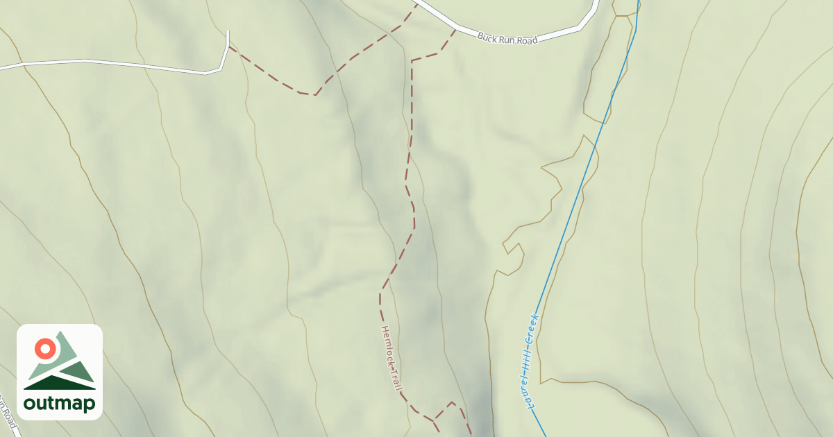 Map of Laurel Hill State Park Trails