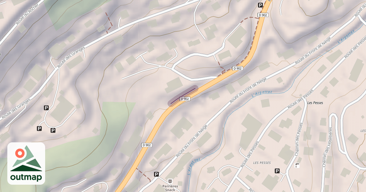Map of Climbing Site