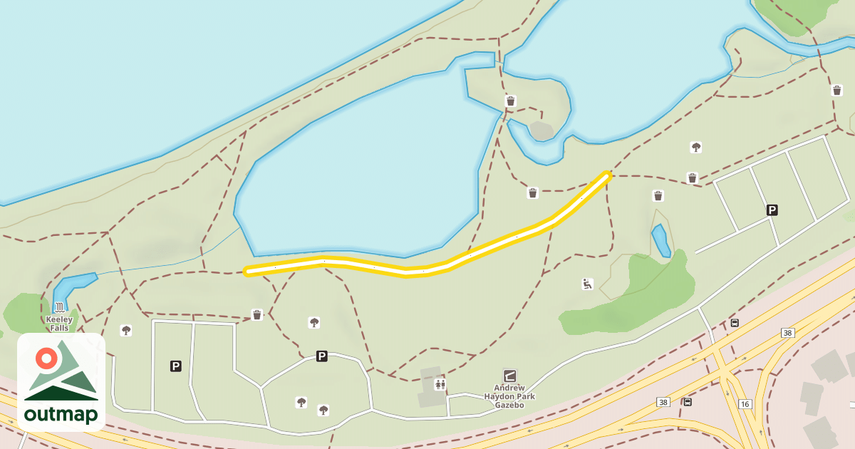 Map of Andrew Haydon Loop