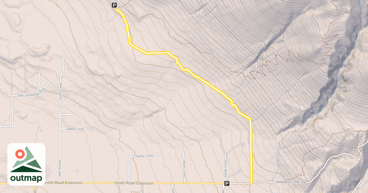 Map of Morgan Horse Trail