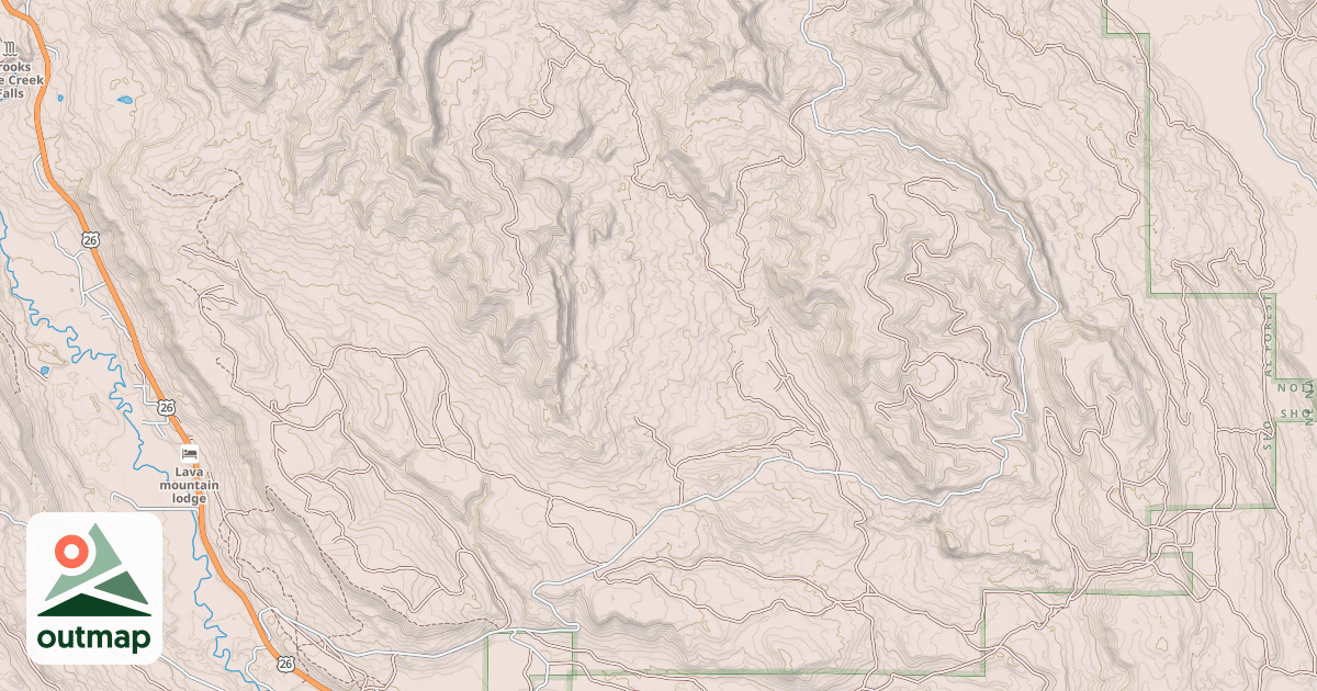 Map of LONG CREEK