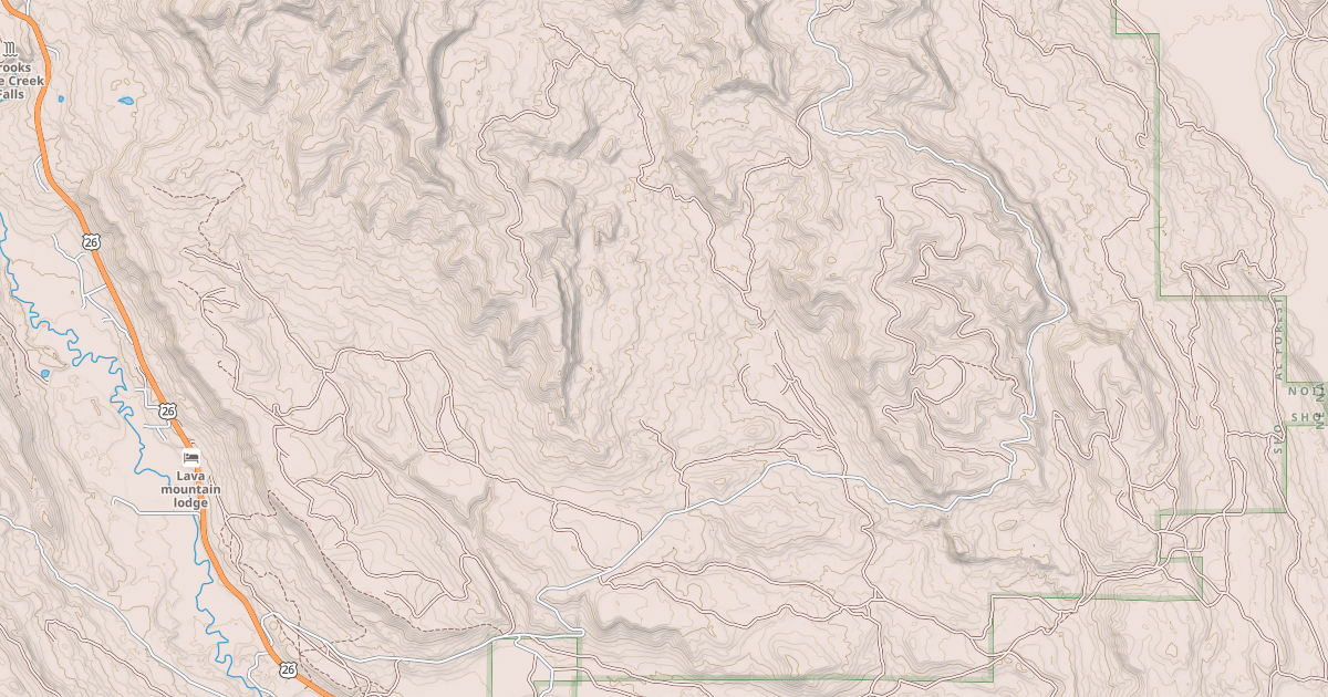 Map preview of LONG CREEK