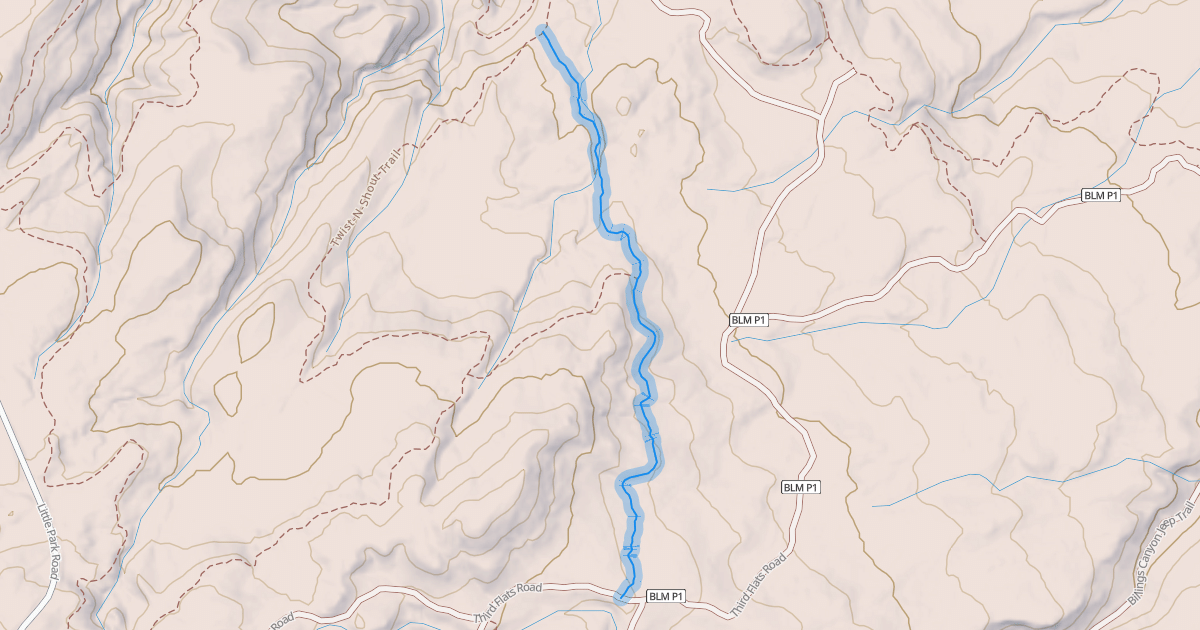 Map preview of Nut-N-2-It Trail