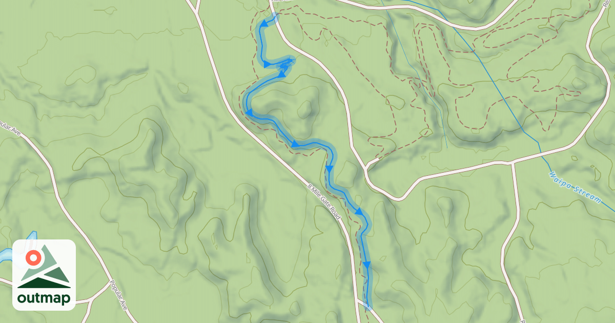 Map of Yellow Brick Road