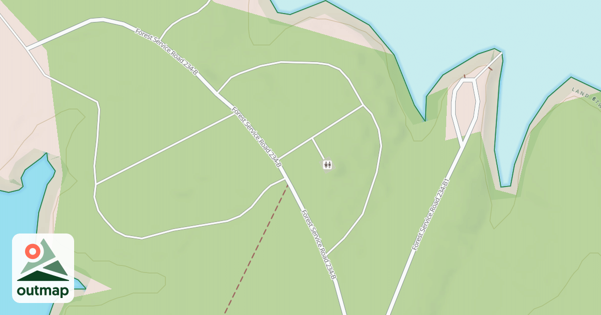Map of P.C. B SITES 1-6,10-17 ACCESS