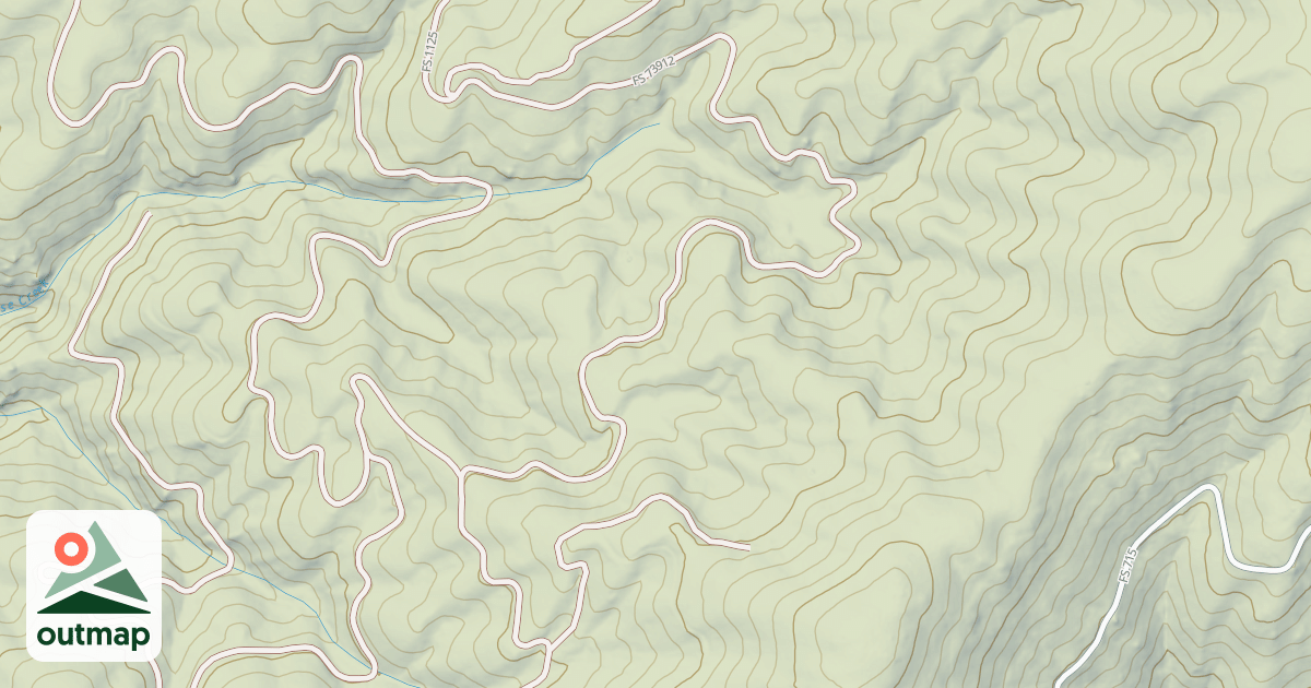 Map of (FDR)UPPER CATHOUSE CREEK