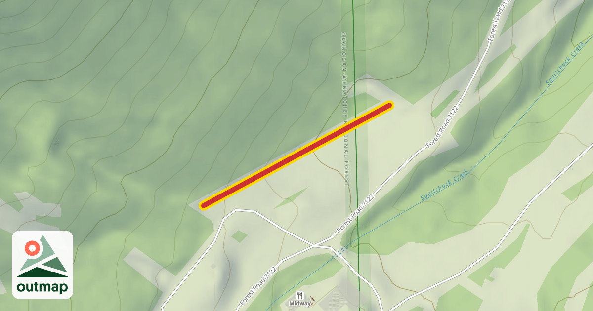 Map of 100LAPS Rope Tow