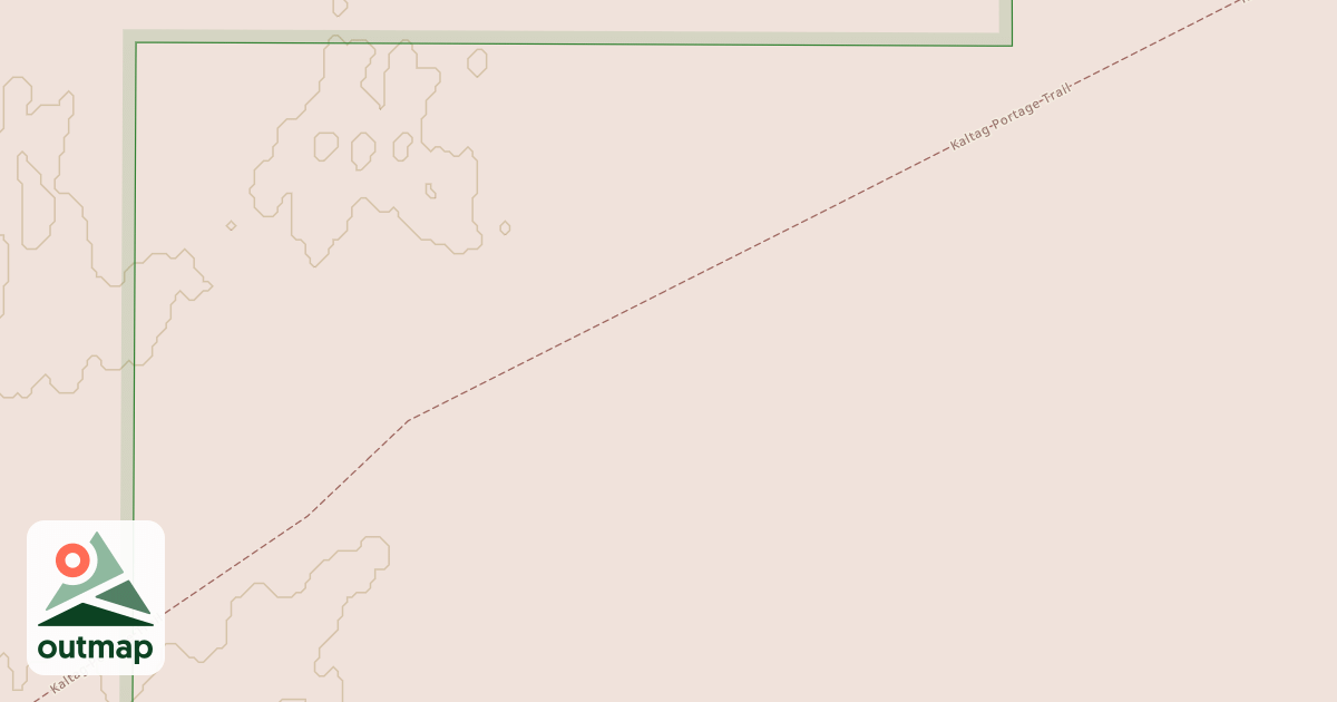 Map of Willow to Nome Winter Trail