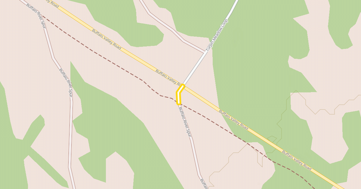 Map preview of Buffalo River Spur