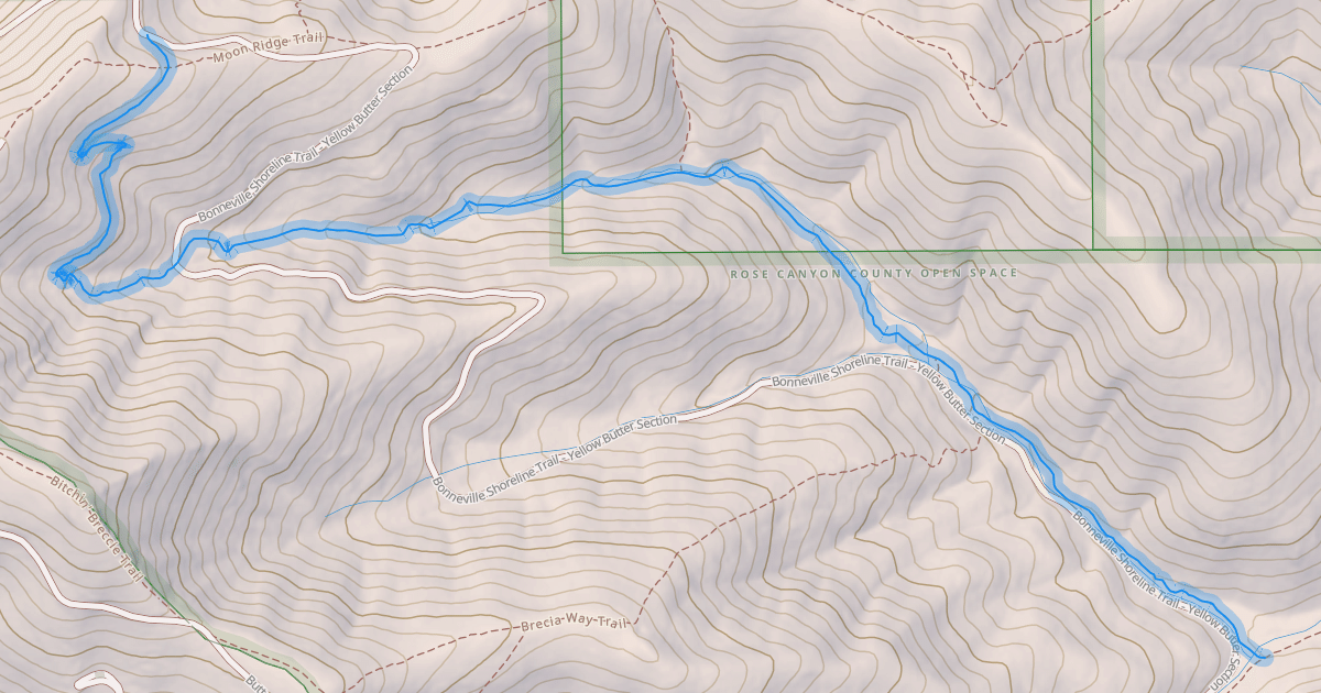 Map preview of Horsin' Around Trail