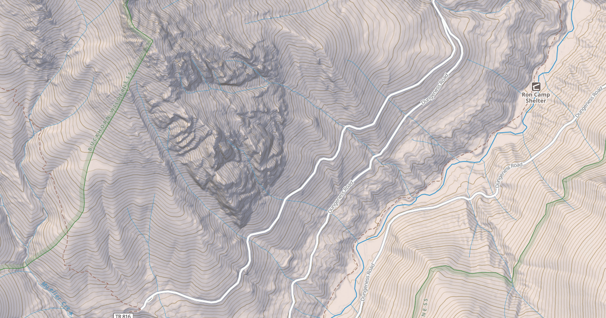 Map preview of USFS National Forest System Roads {63454F2A-C1A4-496F-A185-9A5353888945}