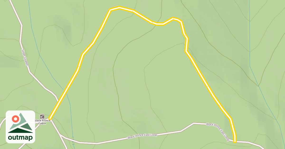 Map of Black Prince East Loop