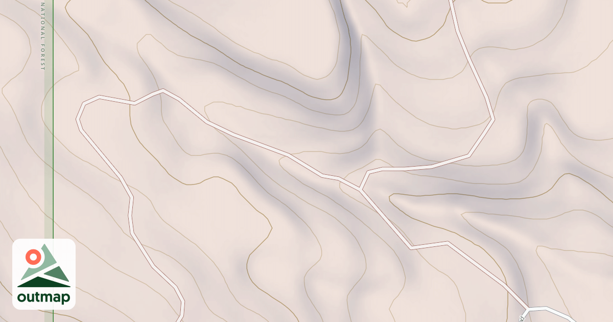 Map of USFS National Forest System Roads {12B8B729-D9EF-44C8-A766-FBE7F063A423}