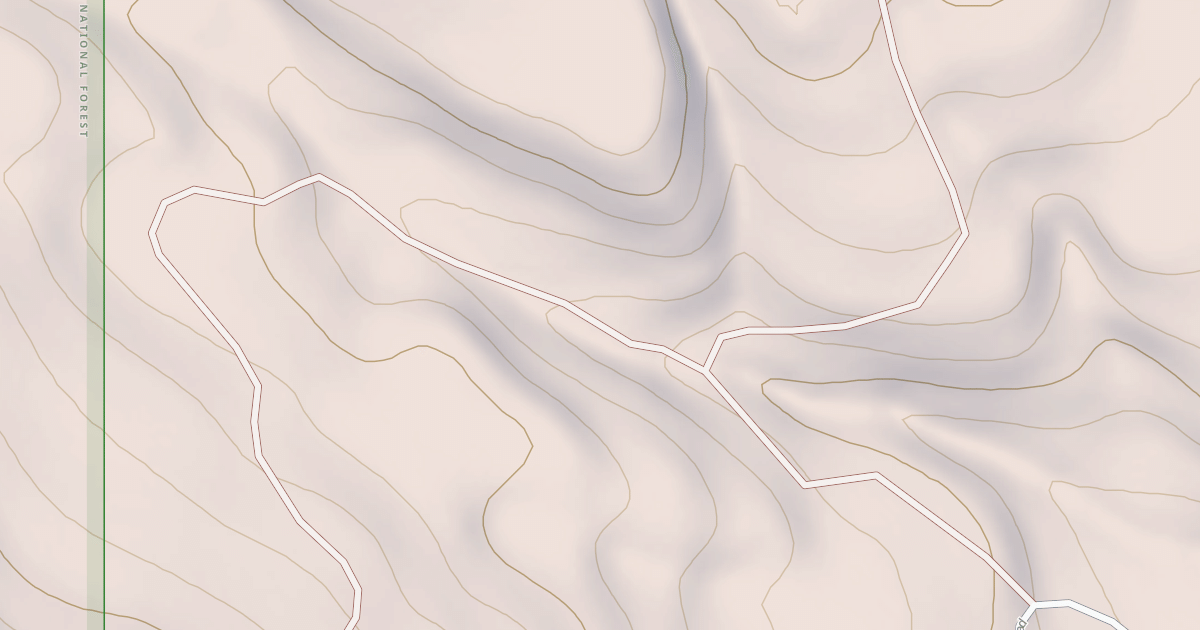 Map preview of USFS National Forest System Roads {12B8B729-D9EF-44C8-A766-FBE7F063A423}