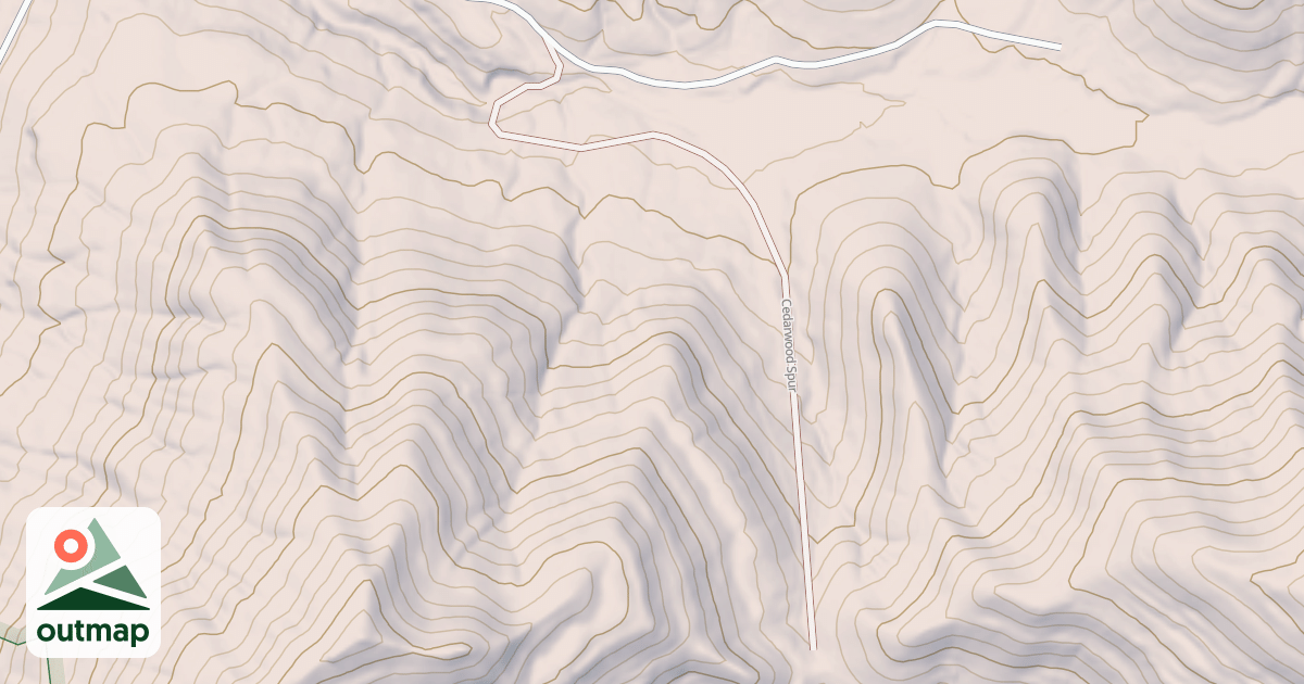 Map of CEDARWOOD SPUR