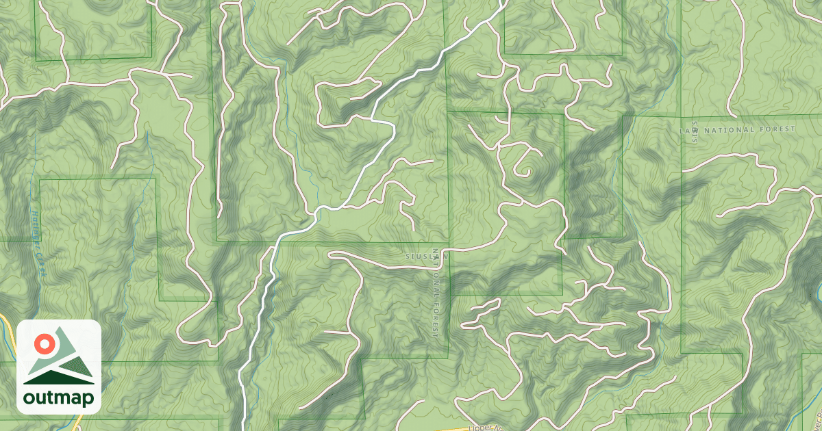 Map of FALLS RIDGE