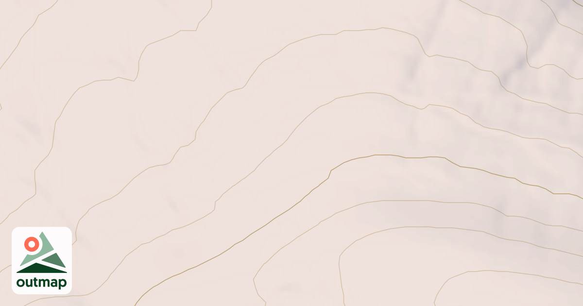 Map of RIGHT HAND BRANCH SPUR