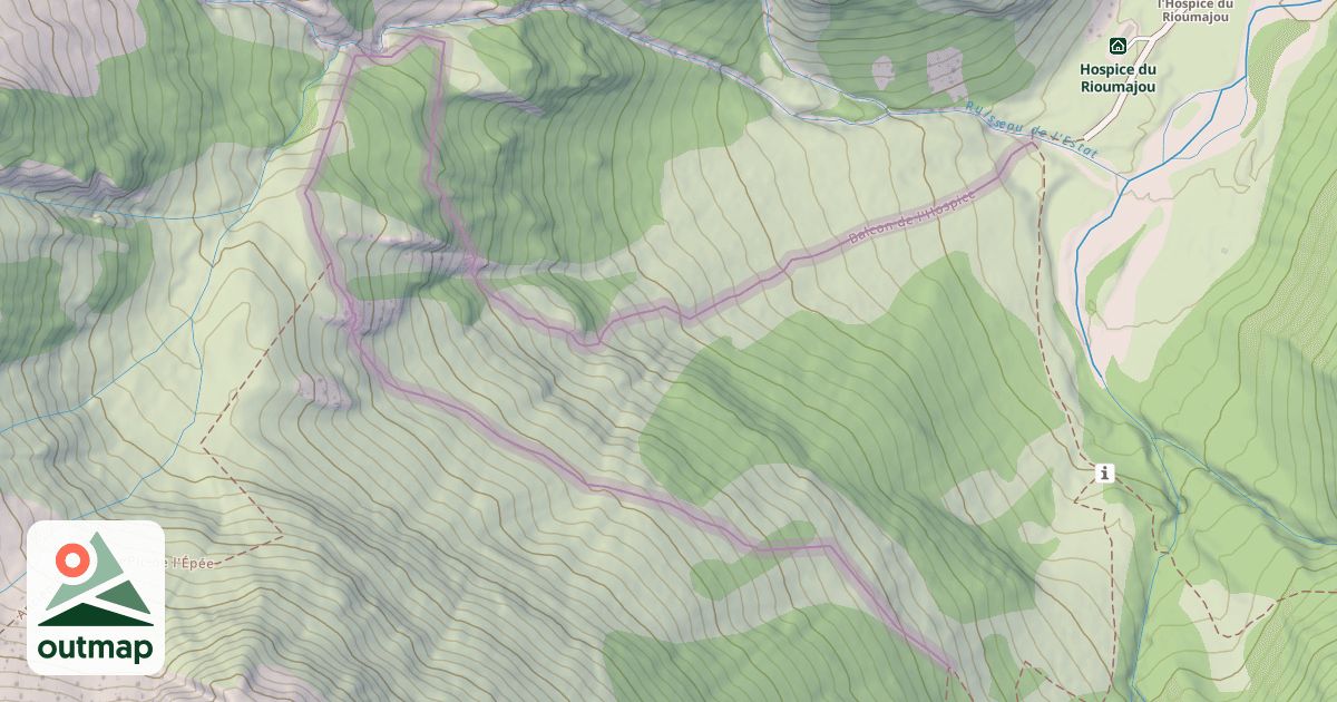 Map of Balcon de l'Hospice