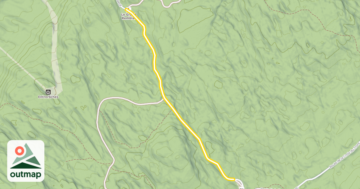 Map of Route des Ministres