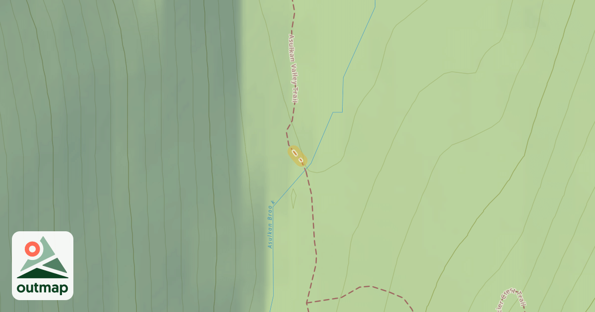 Map of Asulkan Valley Trail