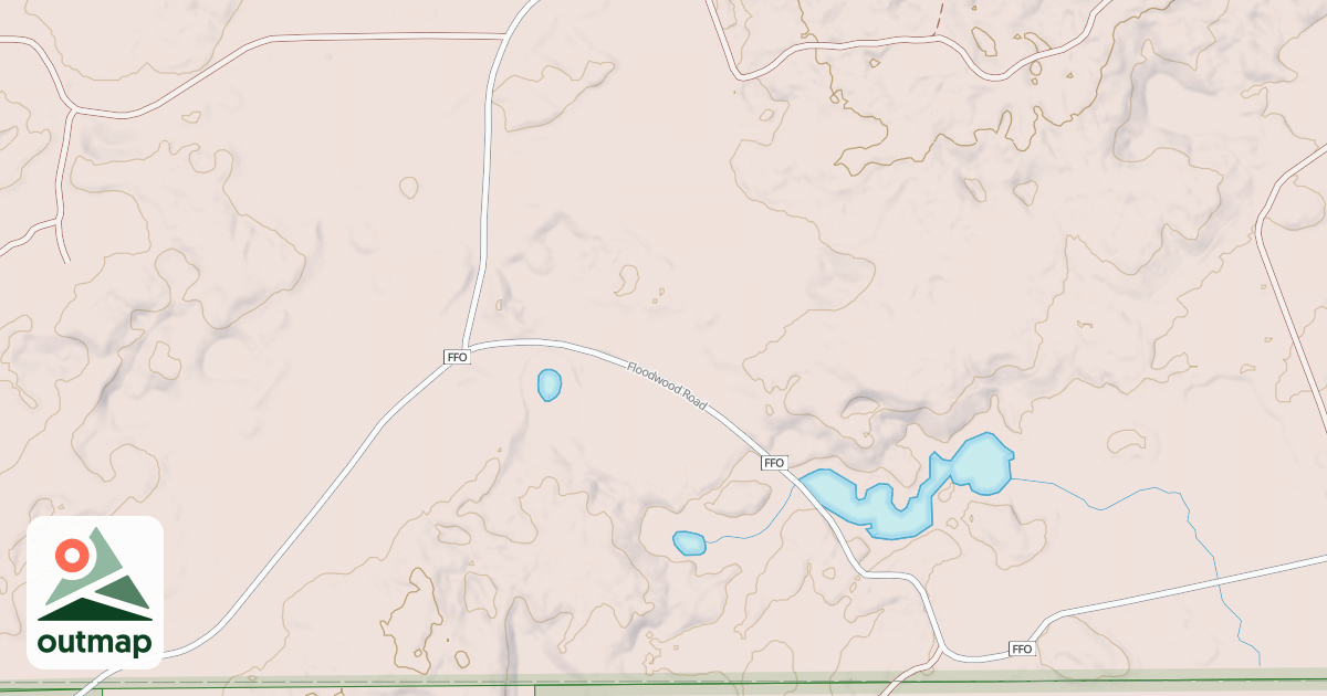 Map of Porterfield Lake Motorcycle Trail