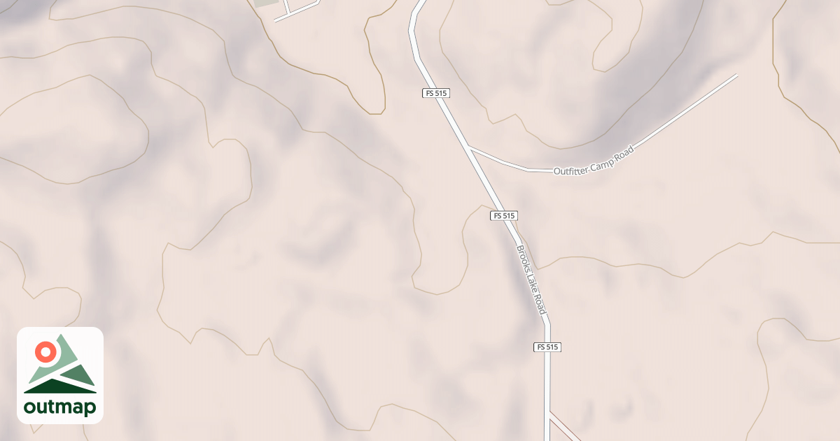 Map of BROOKS LAKE CG WATER SYS