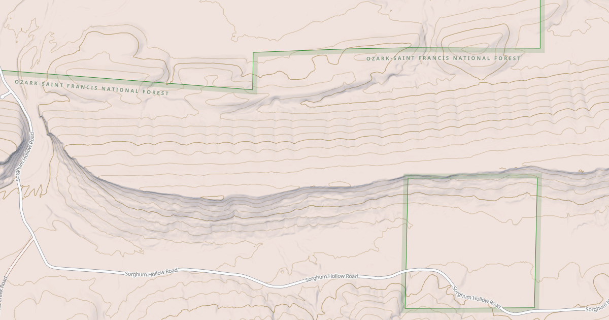 Map preview of HUCKLEBERRY MTN-ORANGE