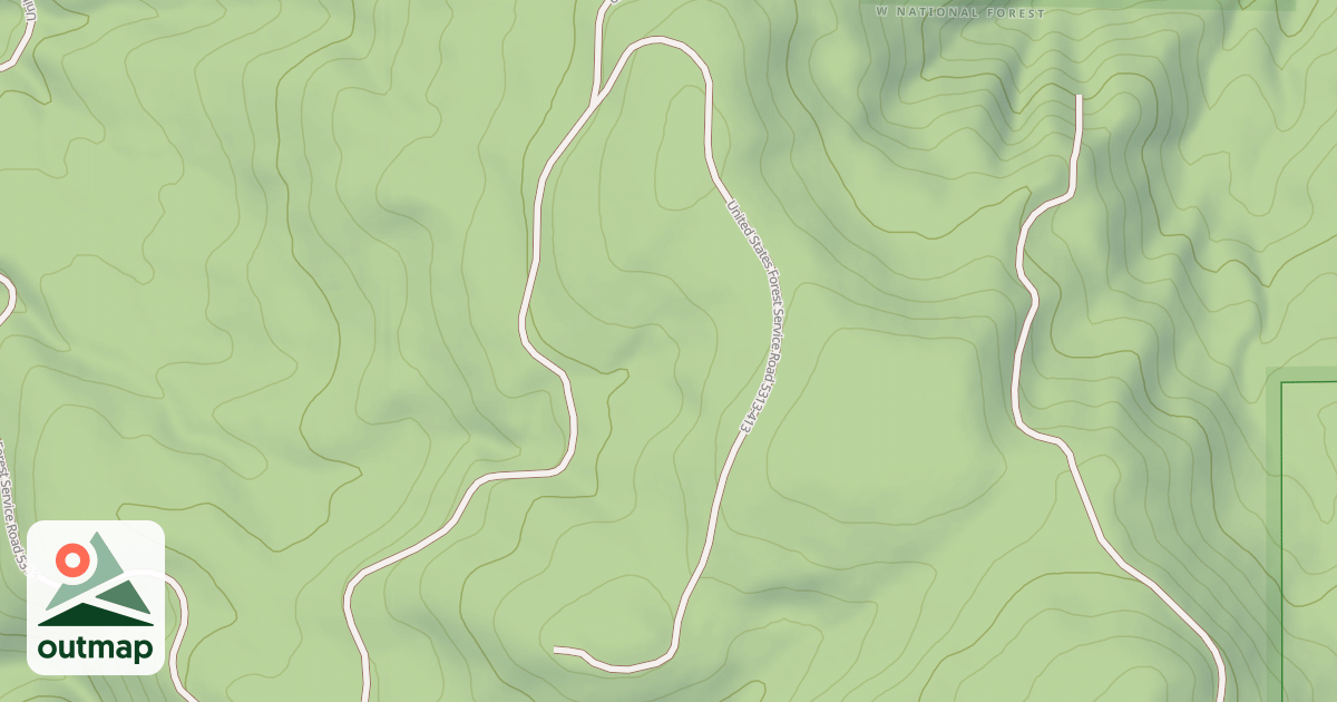 Map of USFS National Forest System Roads {69D16D39-AC08-4F8D-A493-BA36B374DD10}