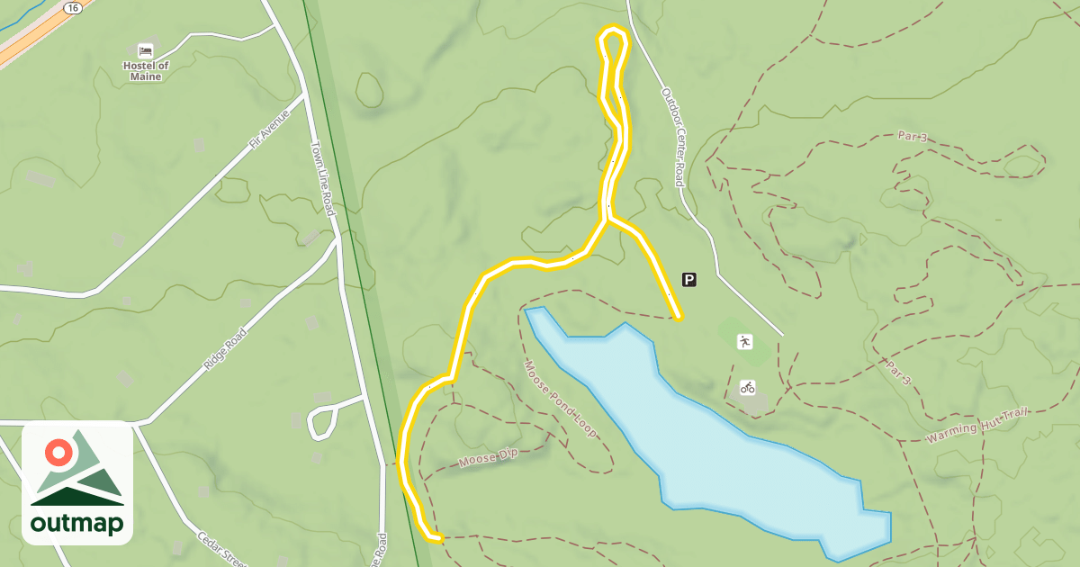Map of Old Race Trail