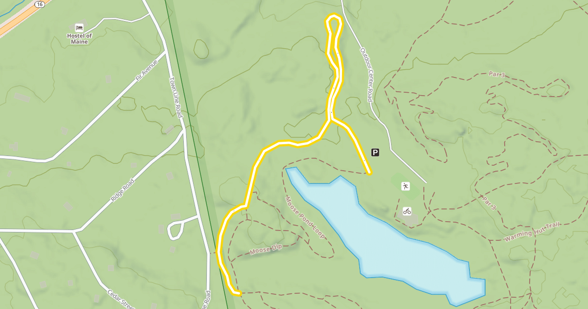 Map preview of Old Race Trail