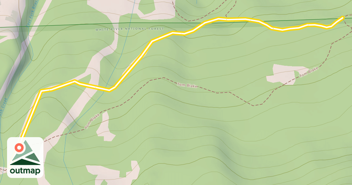 Map of Tom Blake Equestrian Trail