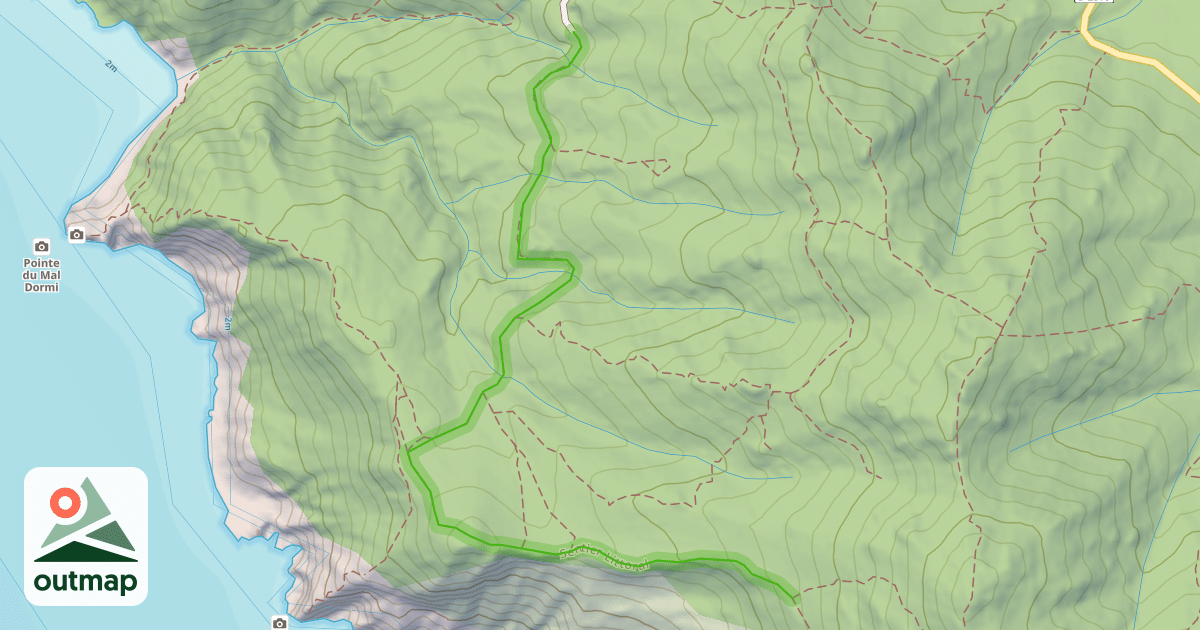 Map of Sentier Littoral