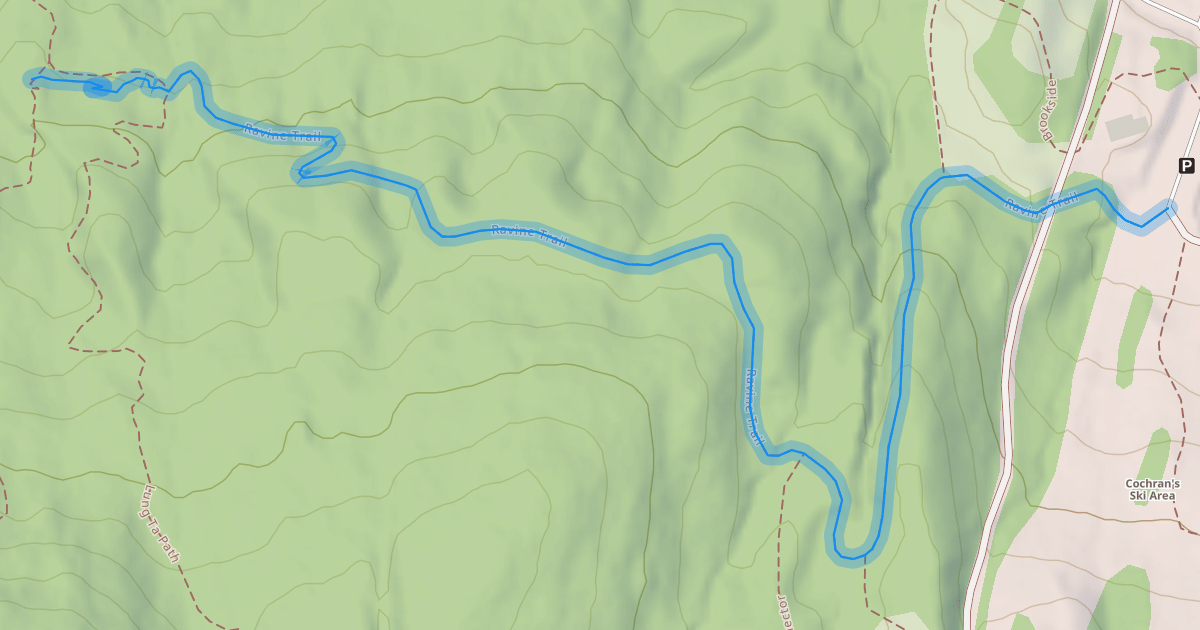 Map preview of Ravine Trail