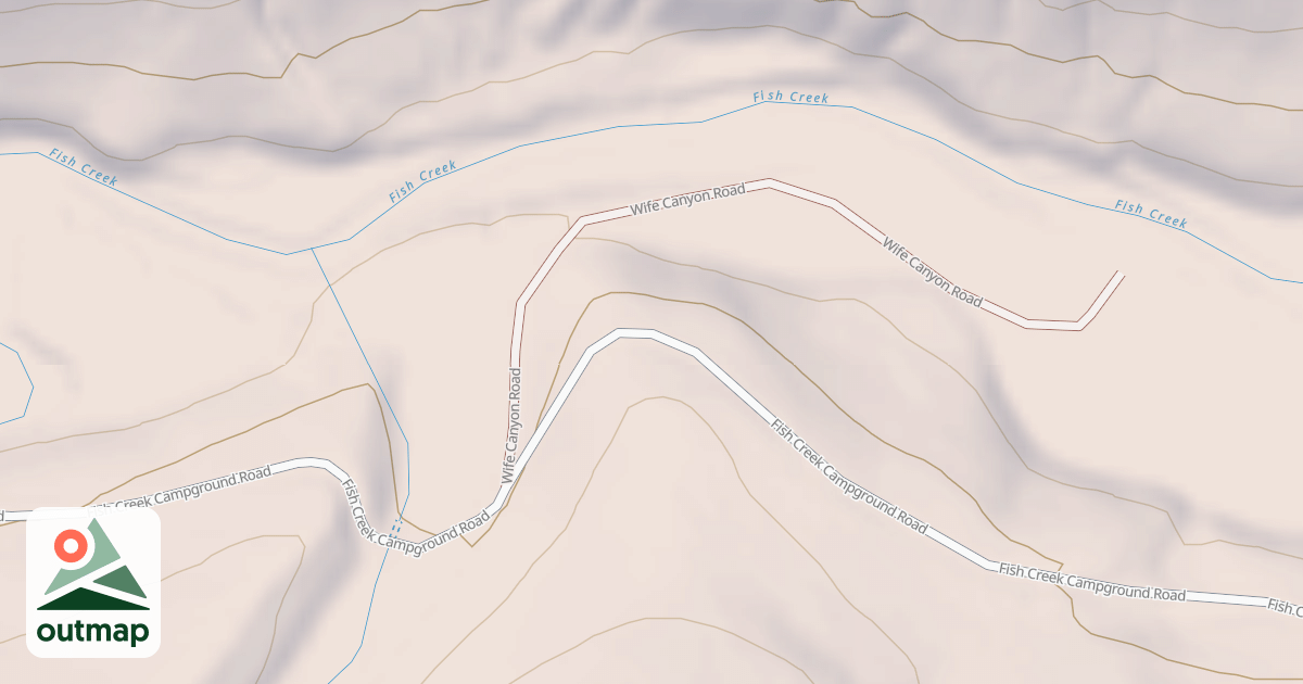 Map of WIFE CANYON