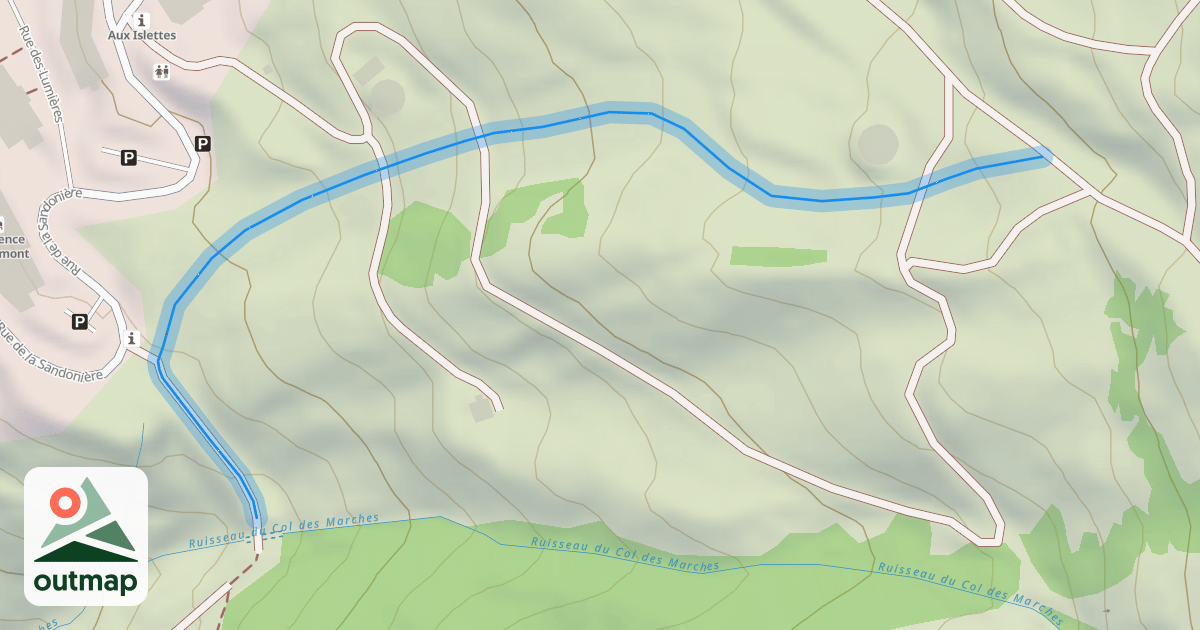 Map of Chaudanne