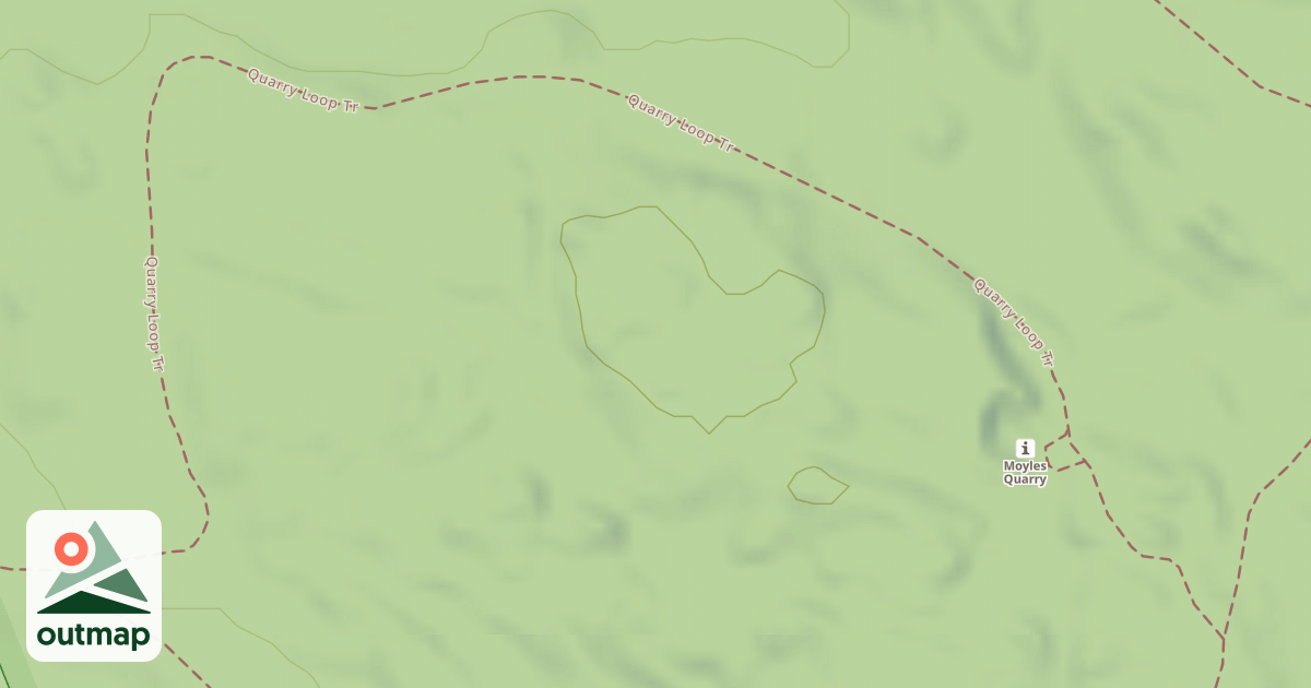 Map of Quarry Loop Trail