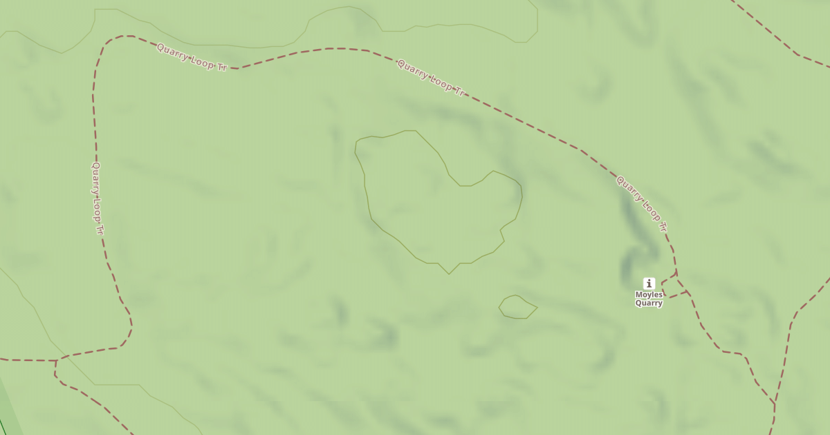Map preview of Quarry Loop Trail