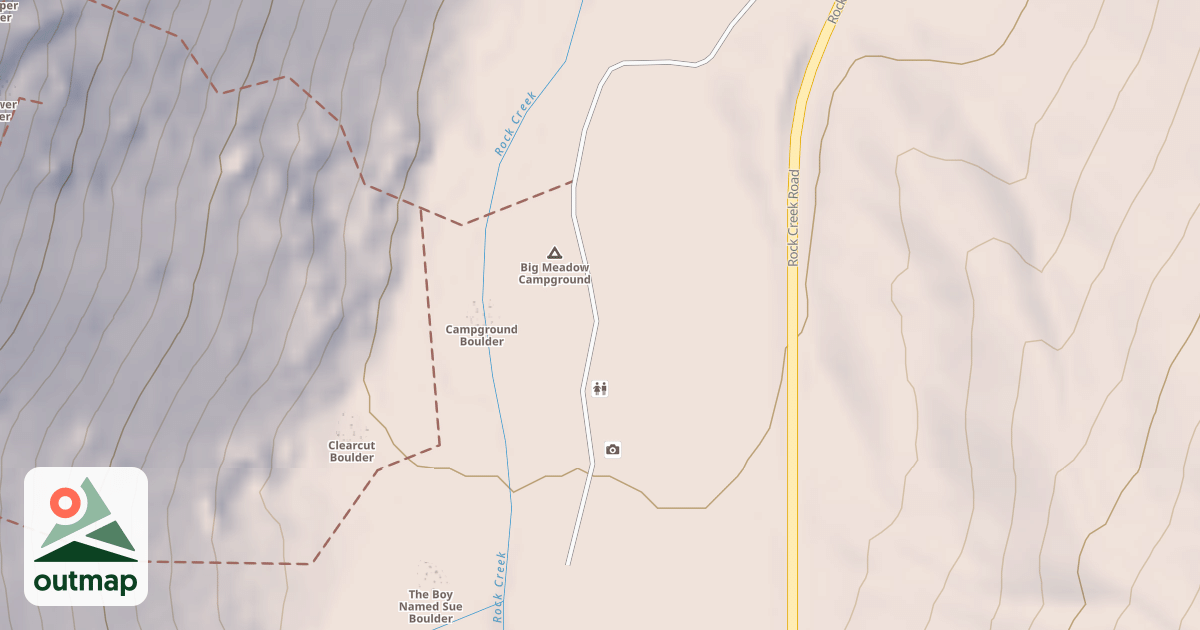 Map of BIG MEADOW CG