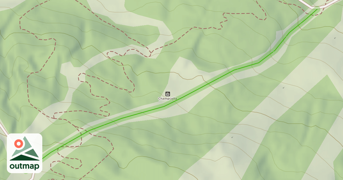 Map of Mélèzes
