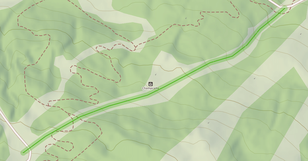 Map preview of Mélèzes
