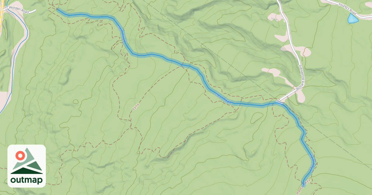 Map of Haul Road