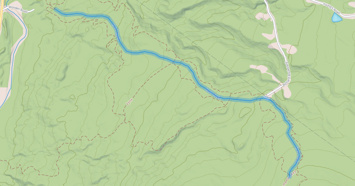 Map preview of Haul Road