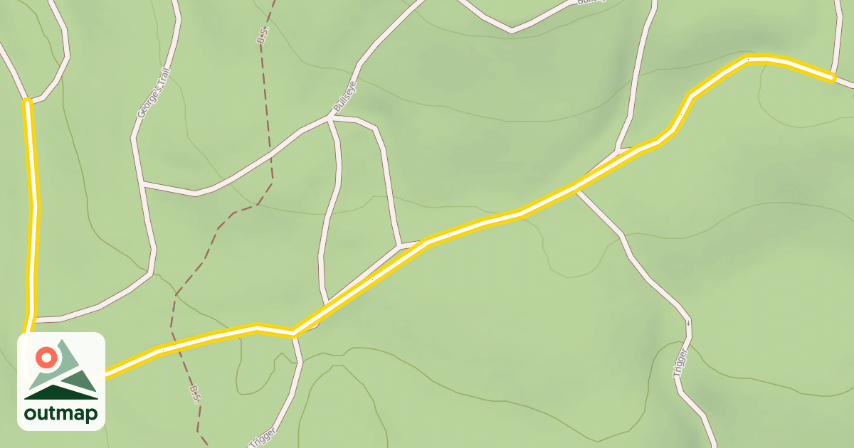 Map of Biathlon Loop East