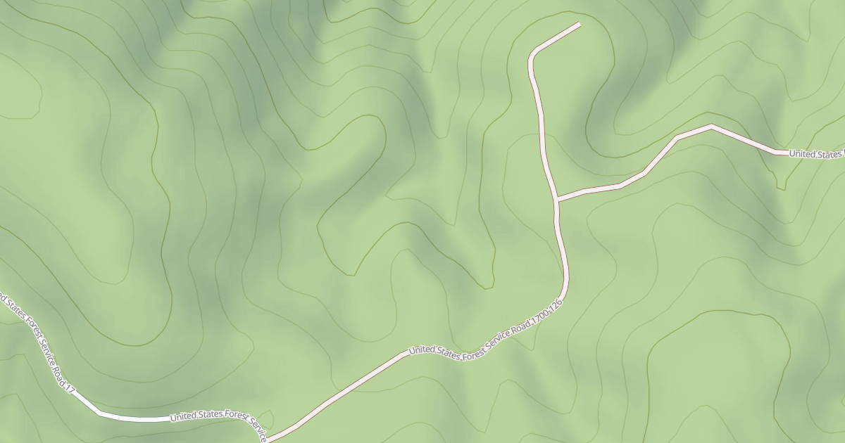 Map preview of USFS Motor Vehicle Use Map Roads {A6EF568B-2182-417F-8B90-BDA9F89968A4}