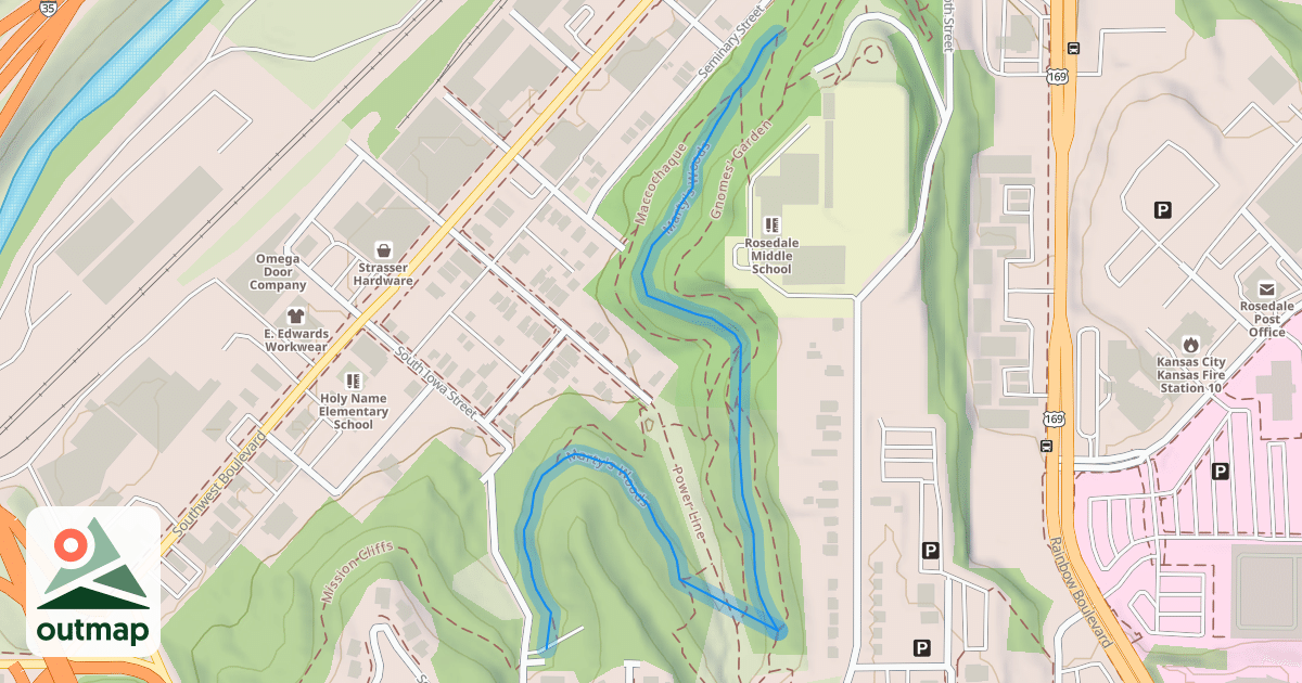 Map of Marty's Woods