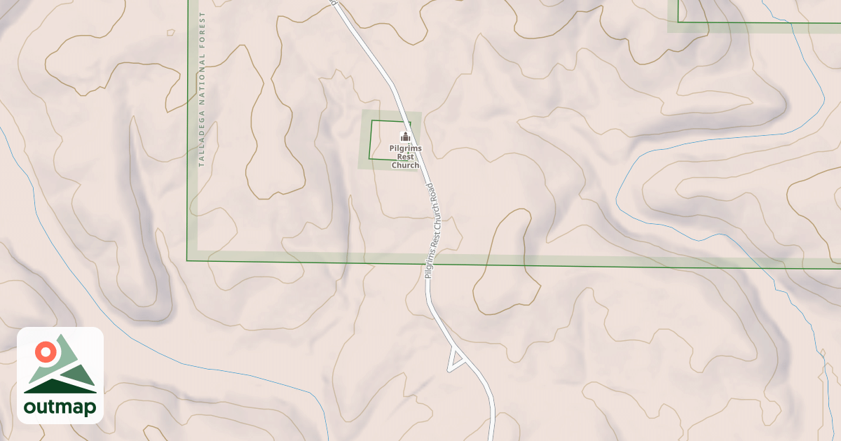 Map of PILGRIM REST CURCH