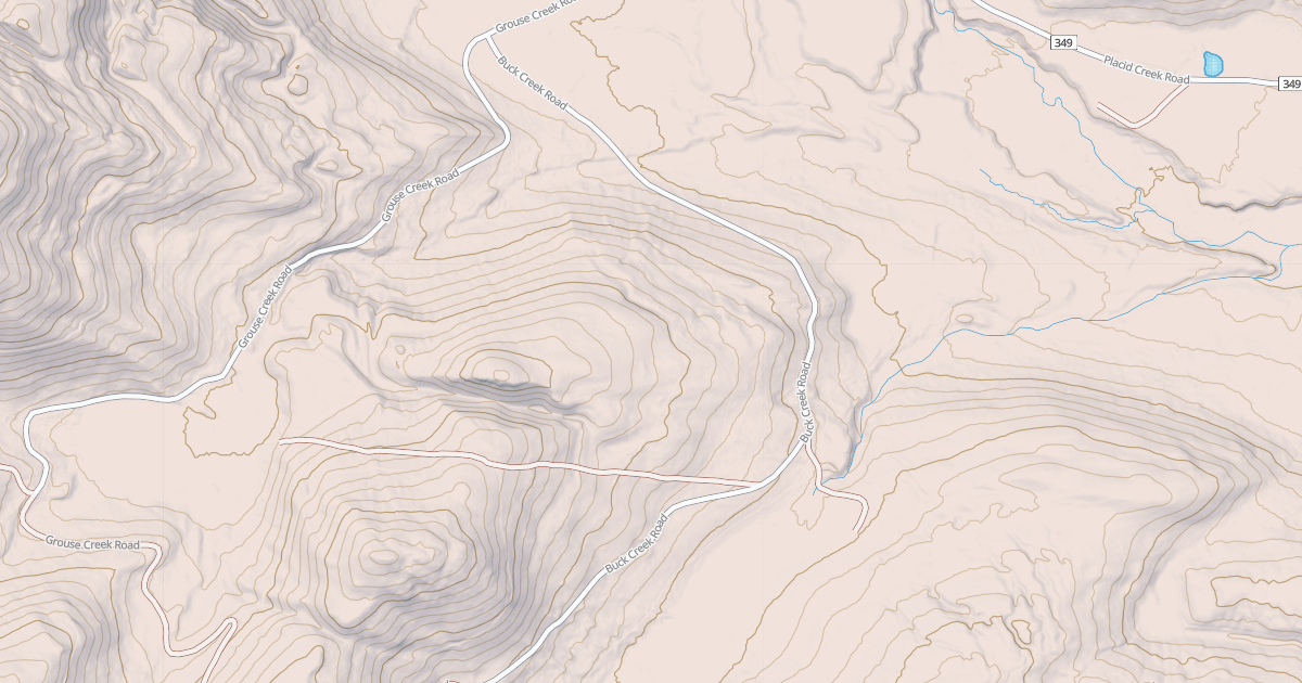 Map preview of BUCK CREEK