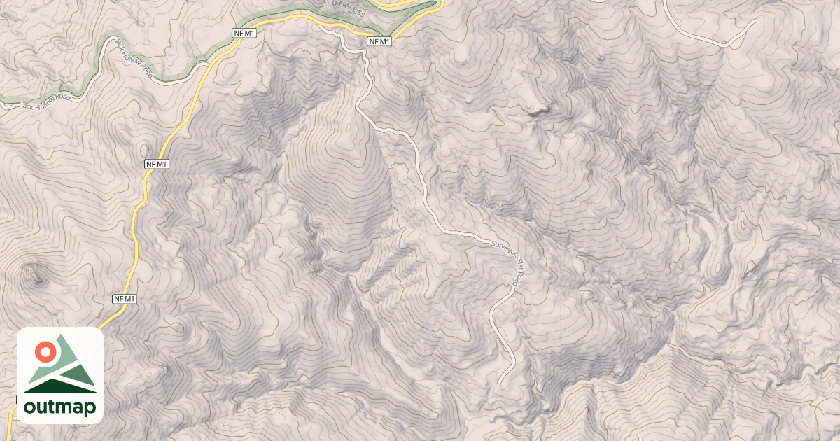 Map of SURVEYORS FLAT